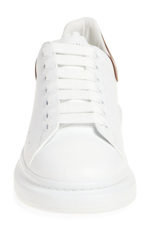 Shop Alexander Mcqueen Mcqueen Oversize Sneaker In Off White/sandal Br