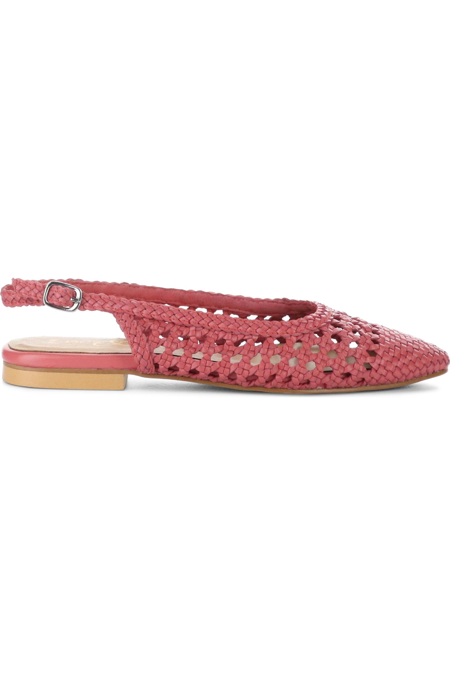 Raspberry Bush Color Bos. & Co. Willow Slingback Cap Toe Flat (Women) | Nordstromrack