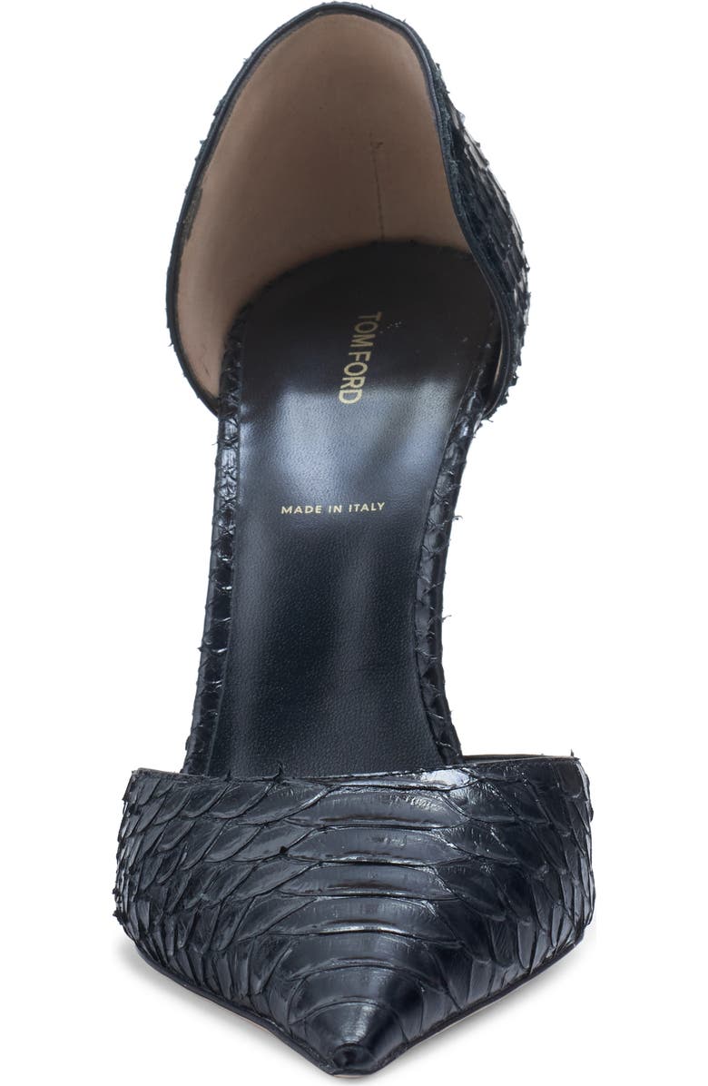 TOM FORD Stiletto d'Orsay Pump, Alternate, color, Black