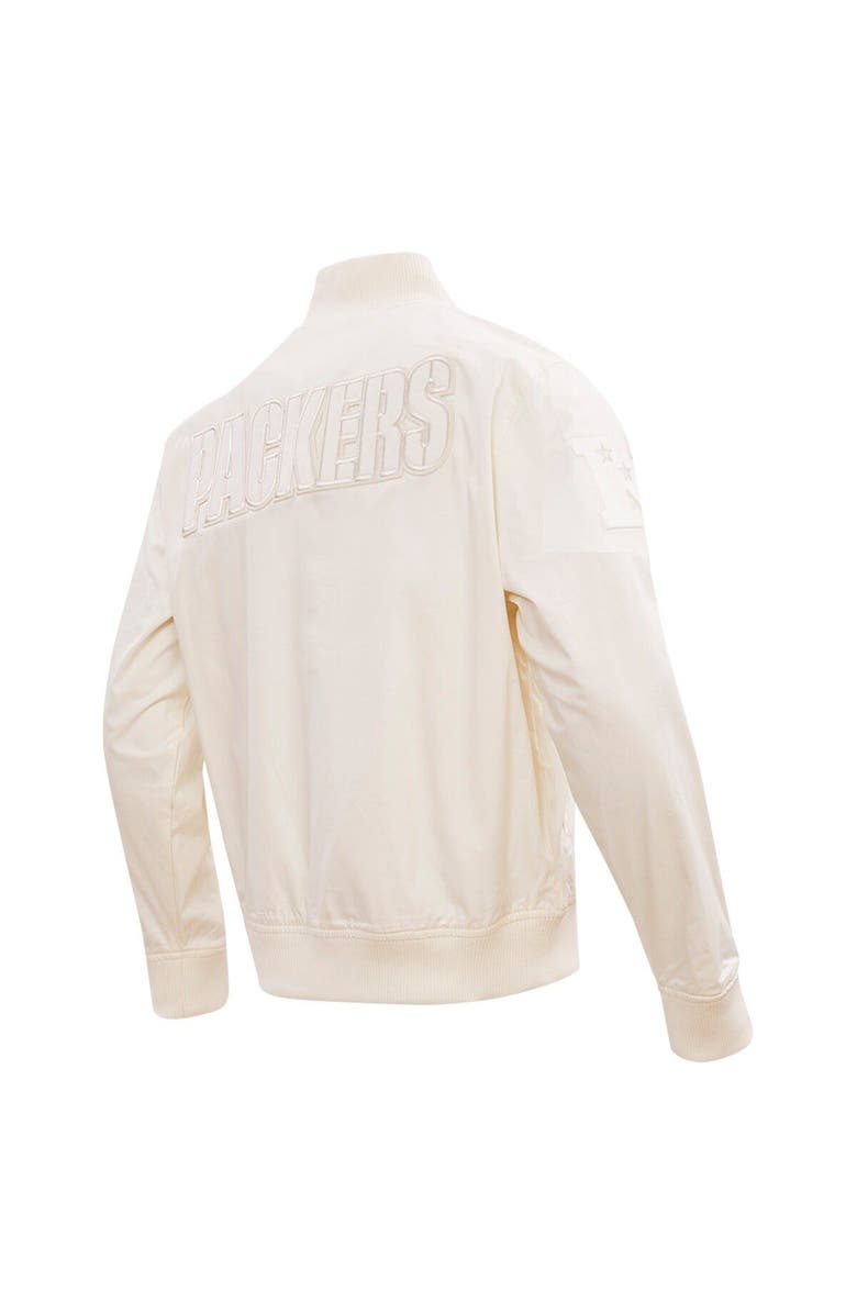 PRO STANDARD Men's Pro Standard Cream Green Bay Packers Neutral Full-Zip Jacket, Alternate, color, Cream