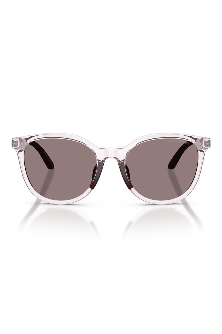 Kids' 49mm Cat Eye Sunglasses, Main, color, SHINY VIOLET / BLUE