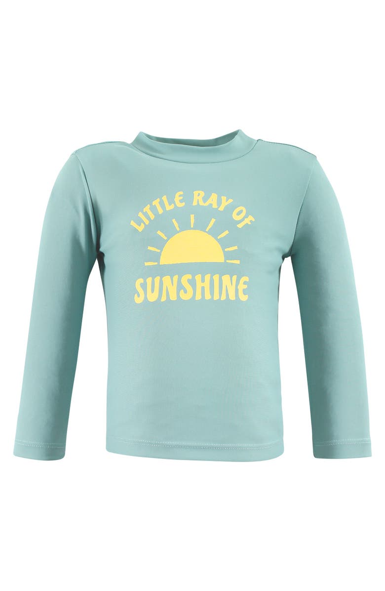 Hudson Baby Swim Rashguard Set, Alternate, color, Desert Cactus