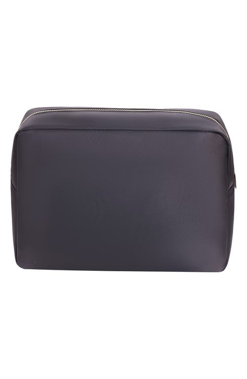 Bloc Bags Extra Large Heart Bow Cosmetics Bag In Black/red