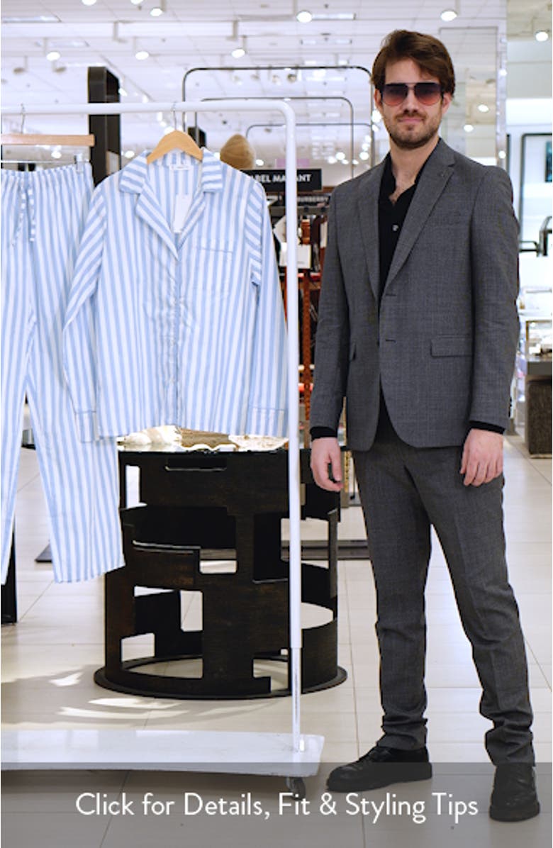 Stripe Cotton Long Pajamas, sales video thumbnail