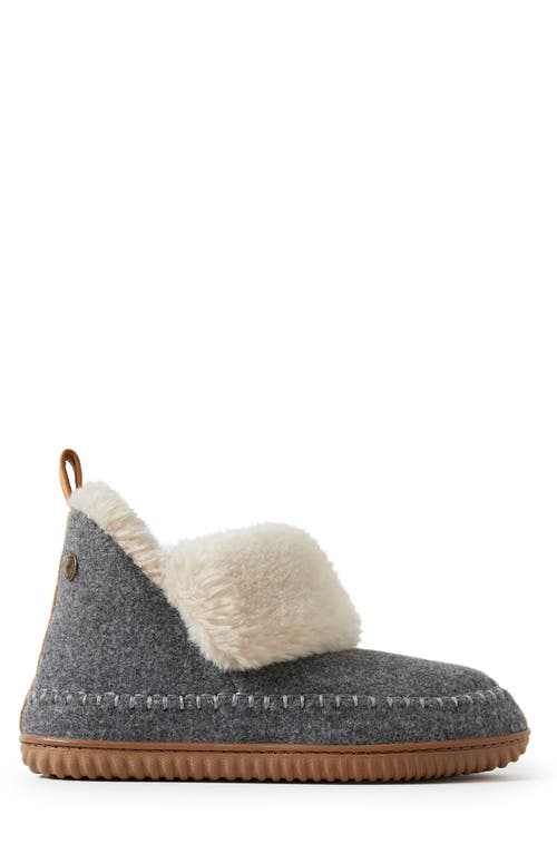 Dearfoams Moritz Slipper Bootie In Grey