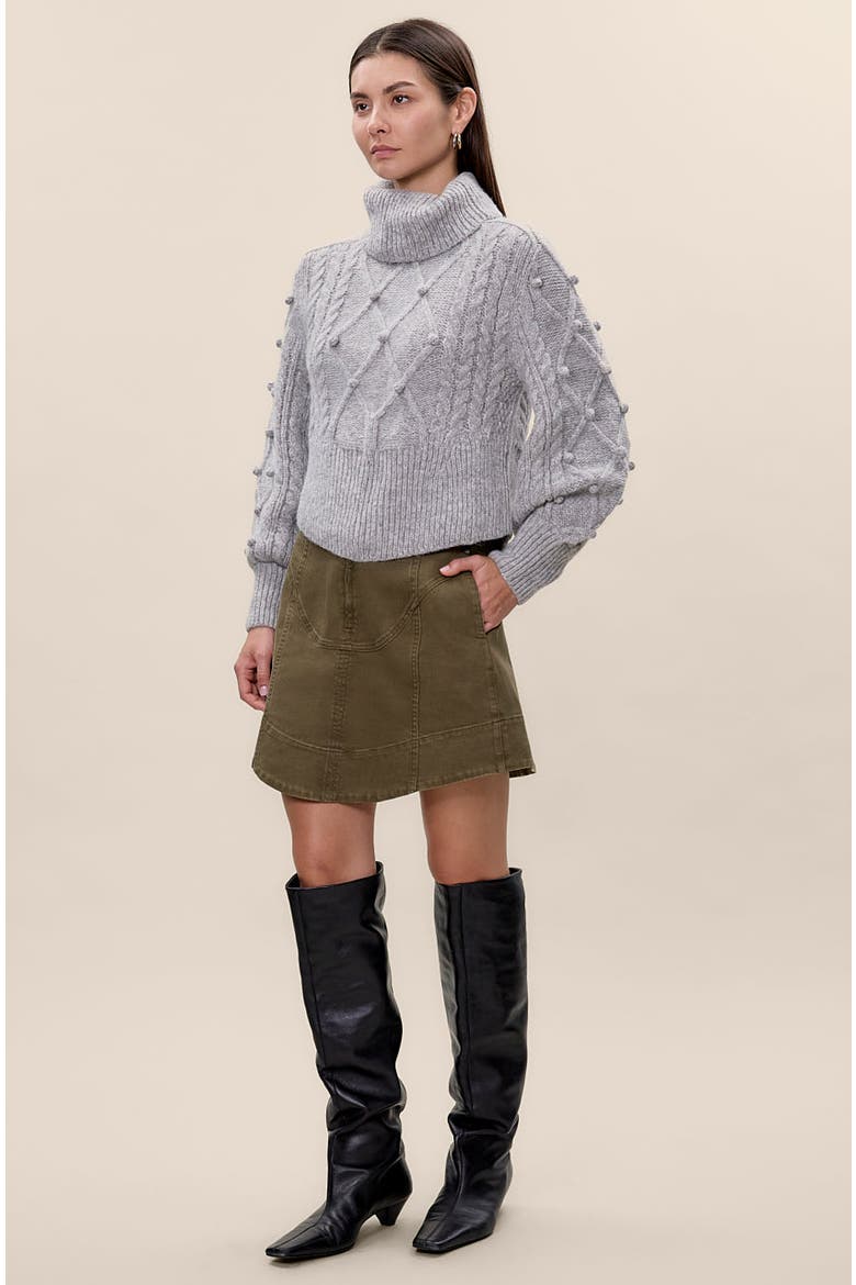 Petra Sweater, Alternate, color, Light Grey
