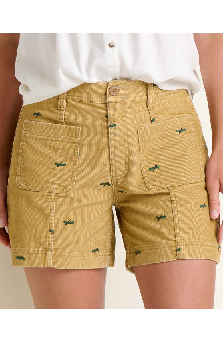 Toad & Co Women's Coaster Cord Short, Alternate, color, Starfish Embroidery