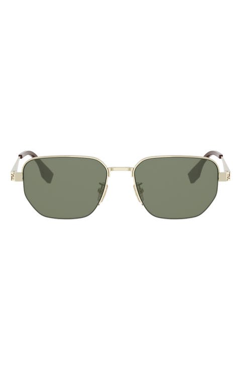 Sky 55mm Rectangular Sunglasses