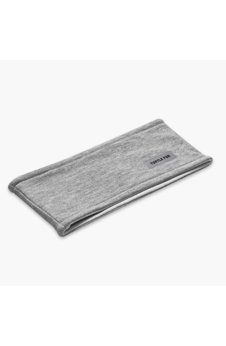 Turtle Fur Luxe Wide Headband, Alternate, color, Silver