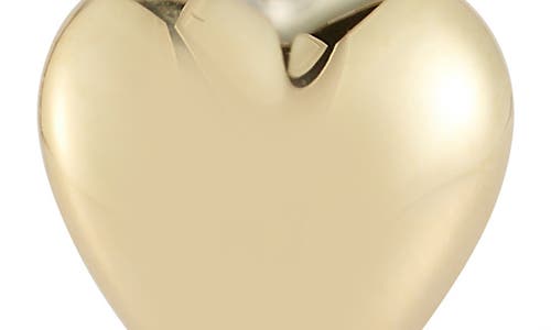 Ember Fine Jewelry Polished Heart Stud Earrings In Gold