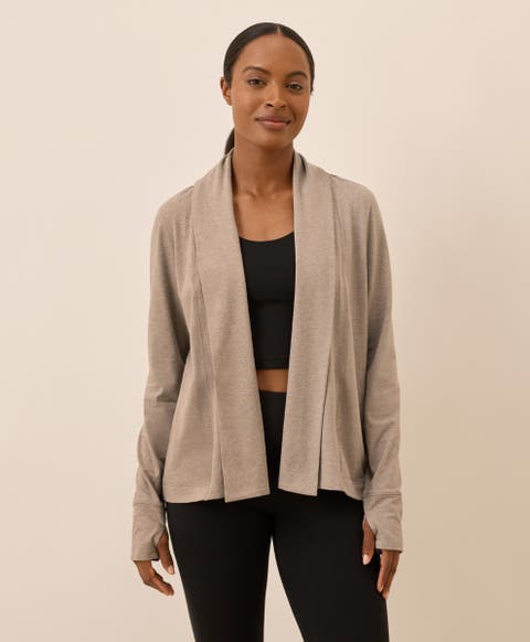 トップス SINGLE JERSEY GATHERED STRING CARDIGAN Zunie Big Girls Knit Tie Front Cardigan | Dillard's