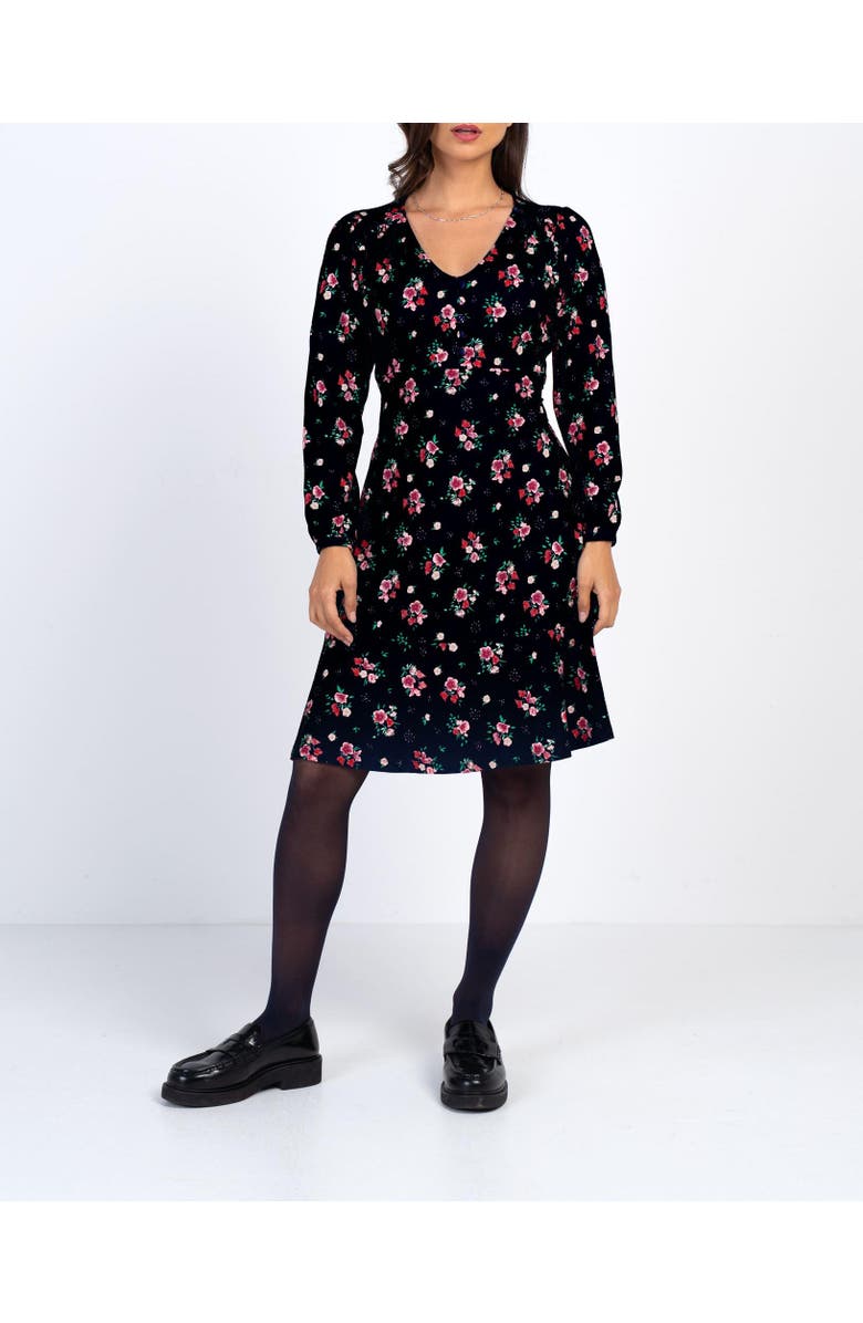Kettlewell Printed Jersey Dress, Alternate, color, Winter Floral