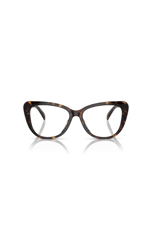Ralph Lauren 52mm Cat Eye Optical Glasses In Black
