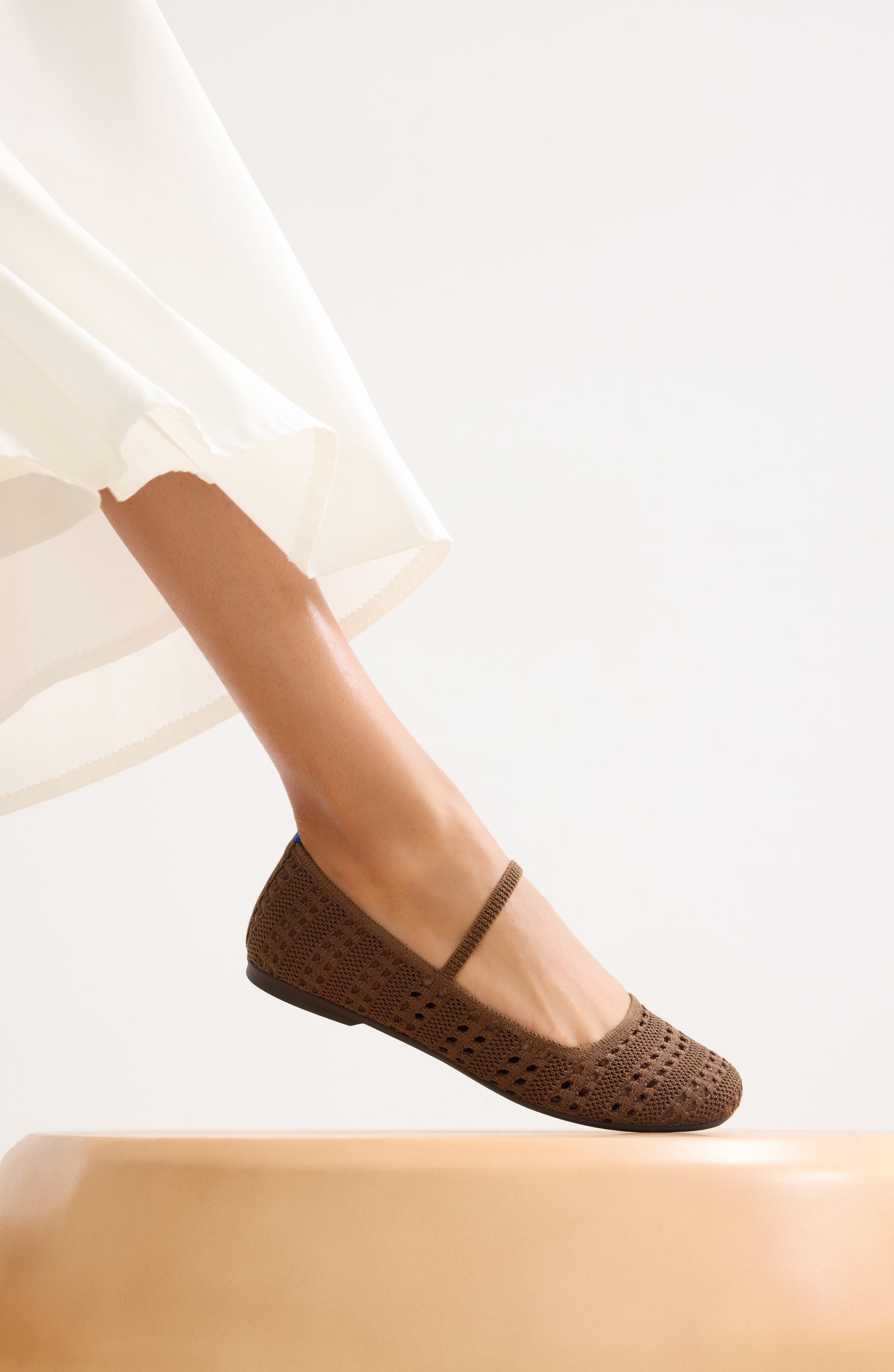 The Max Square Mary Jane, Alternate, color, CINNAMON CROCHET