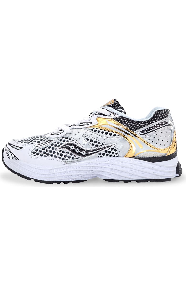 Saucony Kids' ProGrid Omni 9 Sneaker, Alternate, color, Silver/Gold