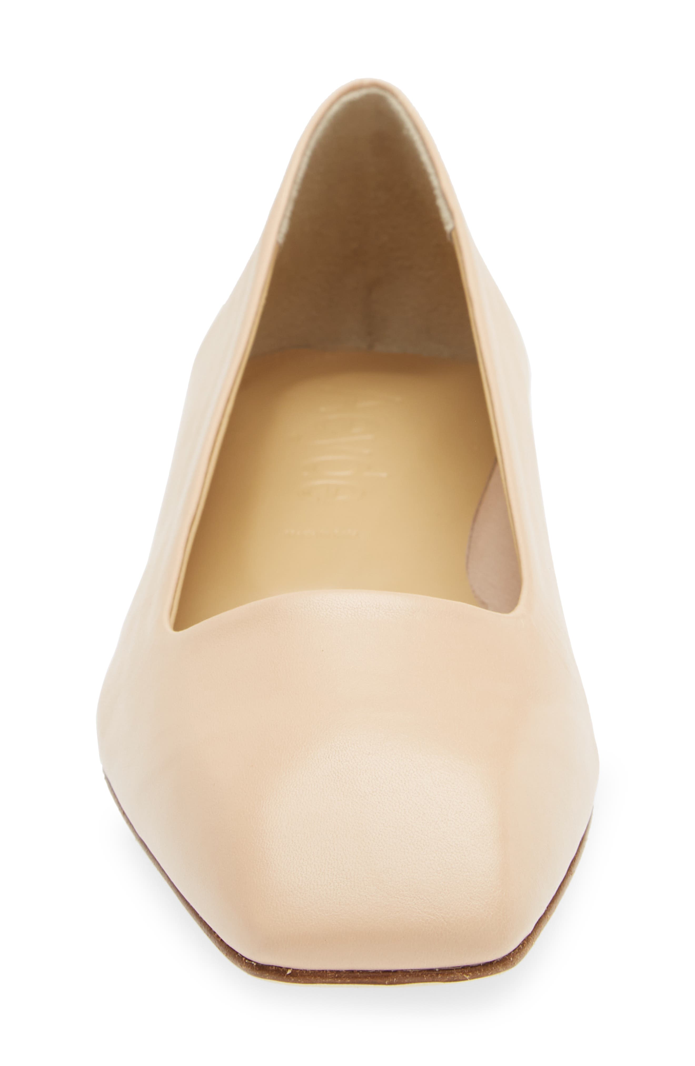 aeyde Ida Square Toe Flat, Alternate, color, 