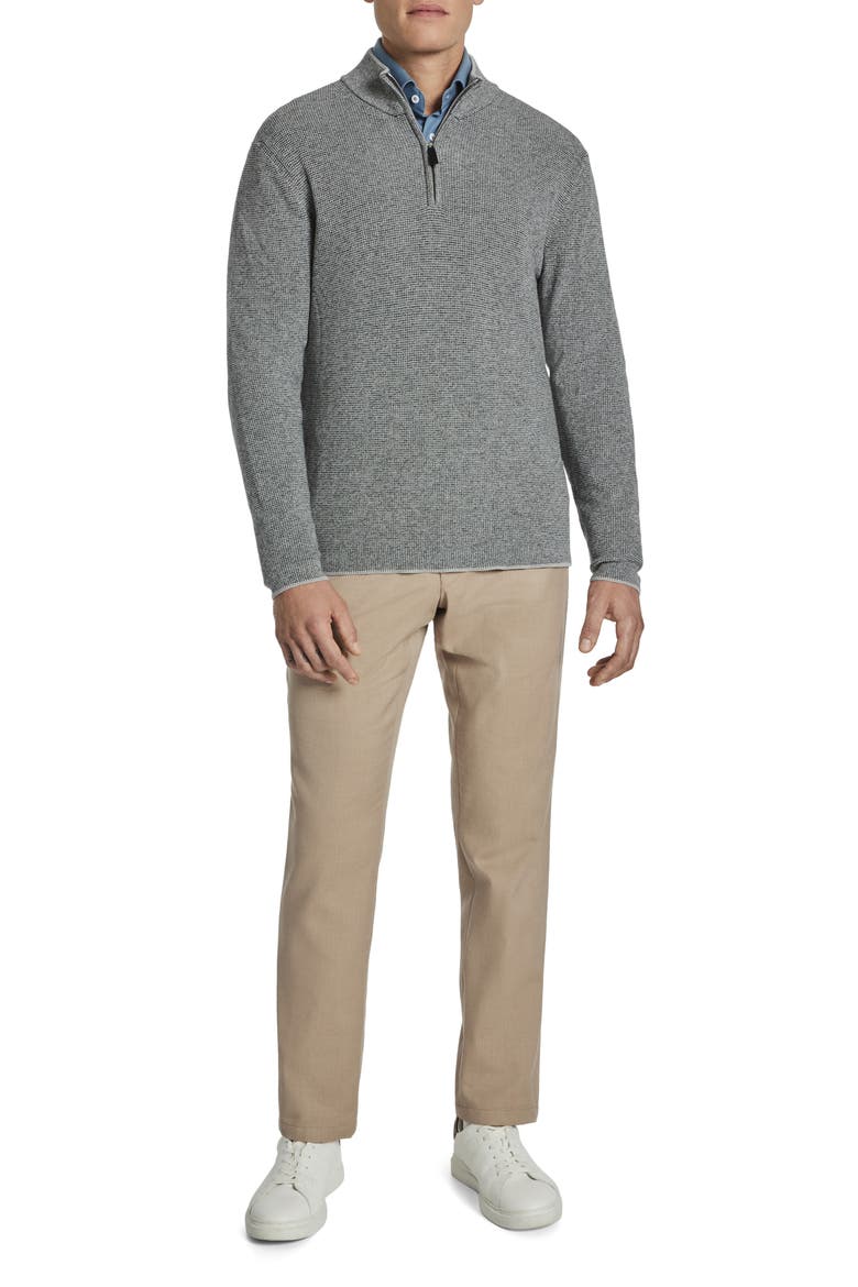 Daulac Quarter Zip Pullover, Alternate, color, CHARCOAL