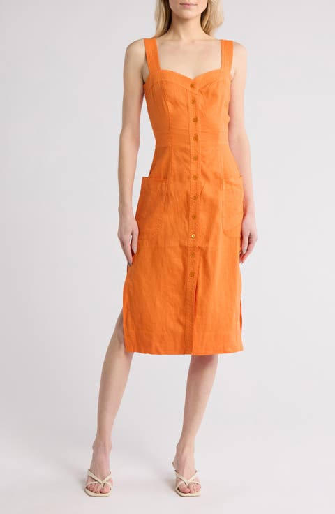 Josefina Cotton Blend Midi Sundress