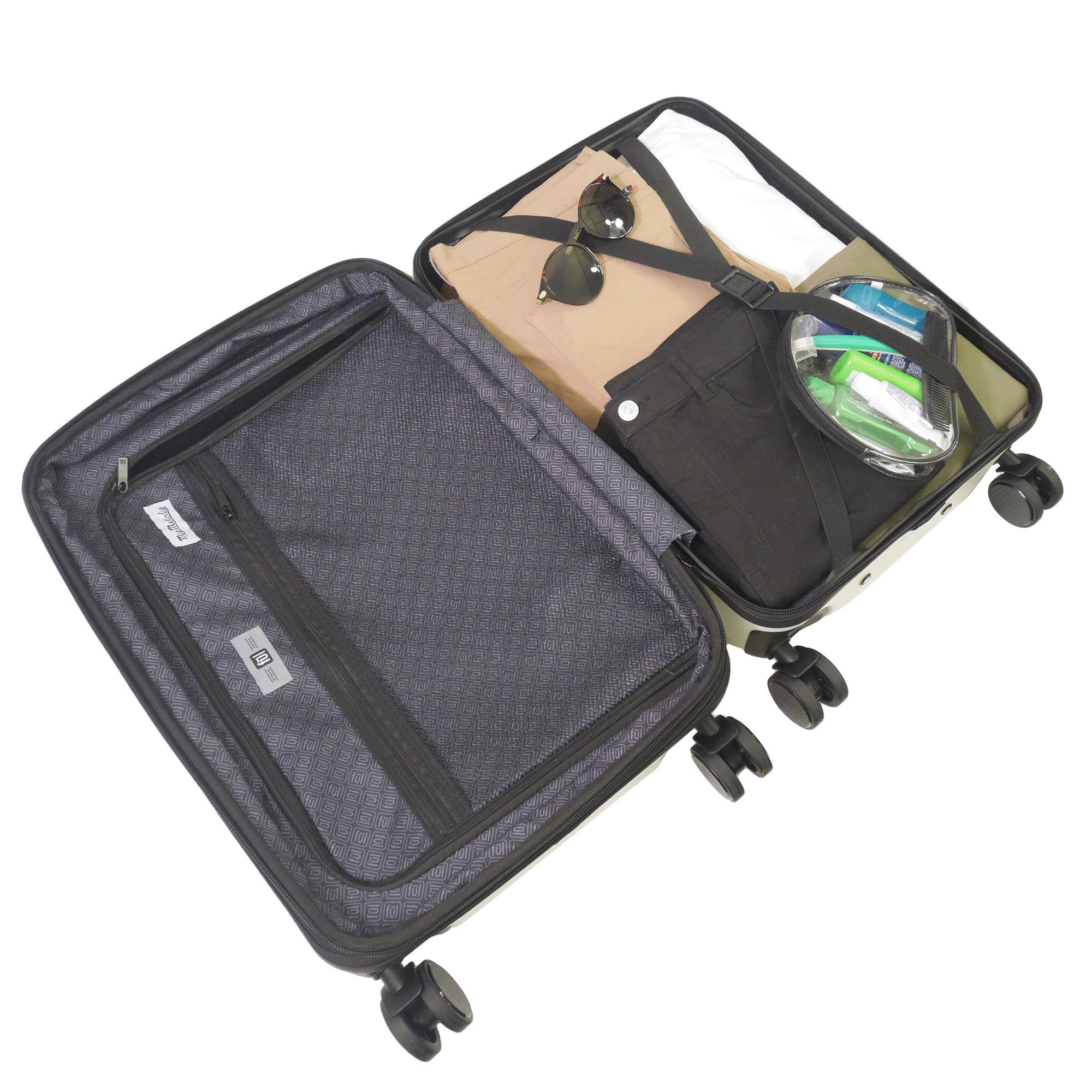 Ful Sanrio My Melody 22.5" Hardside Carry-On Spinner, Alternate, color, White