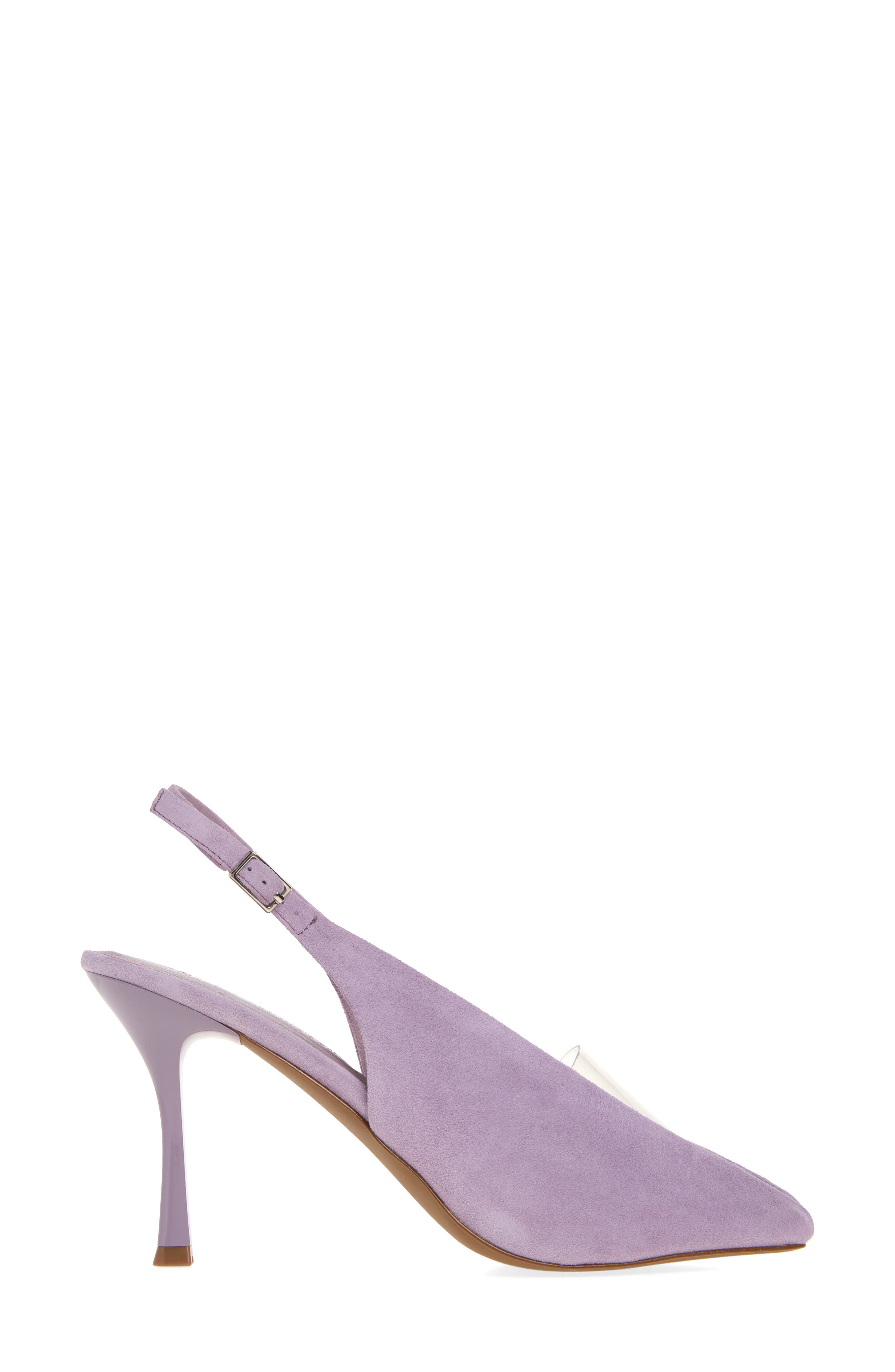 Jeffrey Campbell Patrizia Slingback Pump, Alternate, color, Lilac Suede