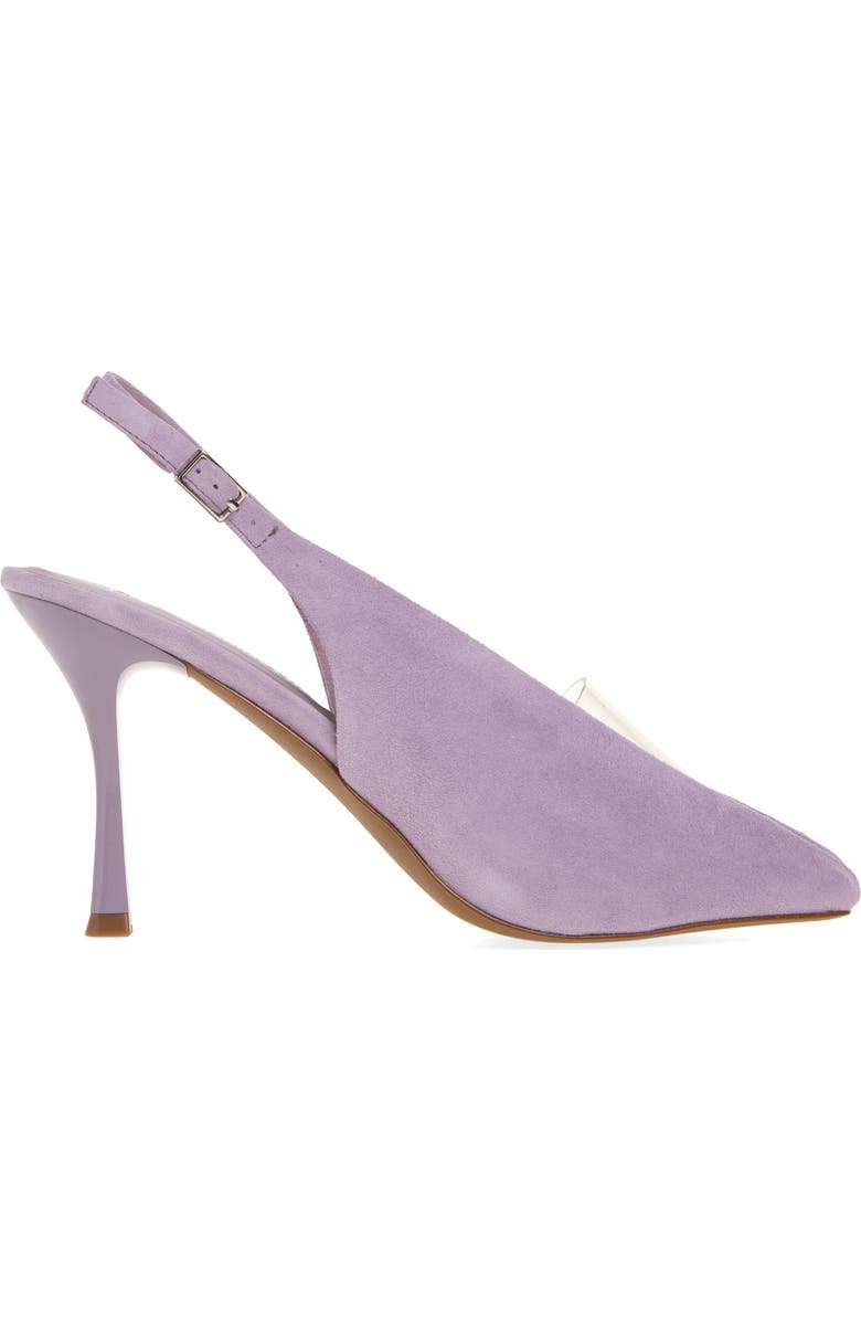 Jeffrey Campbell Patrizia Slingback Pump, Alternate, color, Lilac Suede