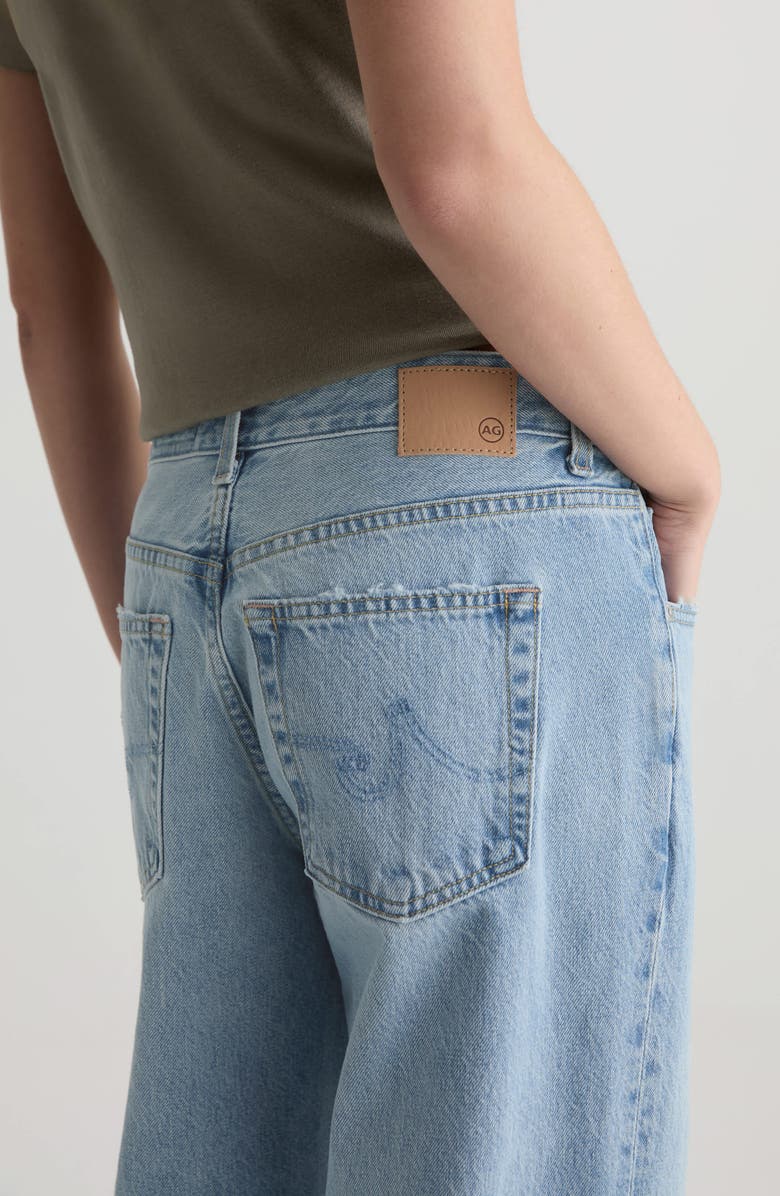 AG Adria Low Rise Baggy Wide Leg Jeans, Alternate, color, Soft Focus