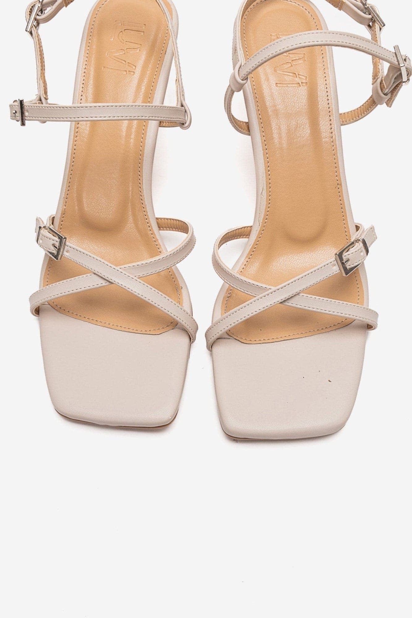 Nebel Strappy Stiletto Sandal, Alternate, color, Beige