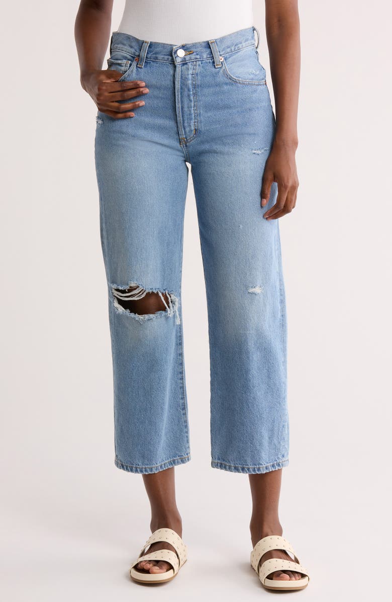 ÉTICA Altin Loose Crop Jeans, Main, color, 