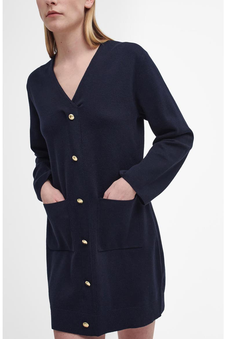 Anita Long Sleeve Sweater Dress, Alternate, color, NAVY