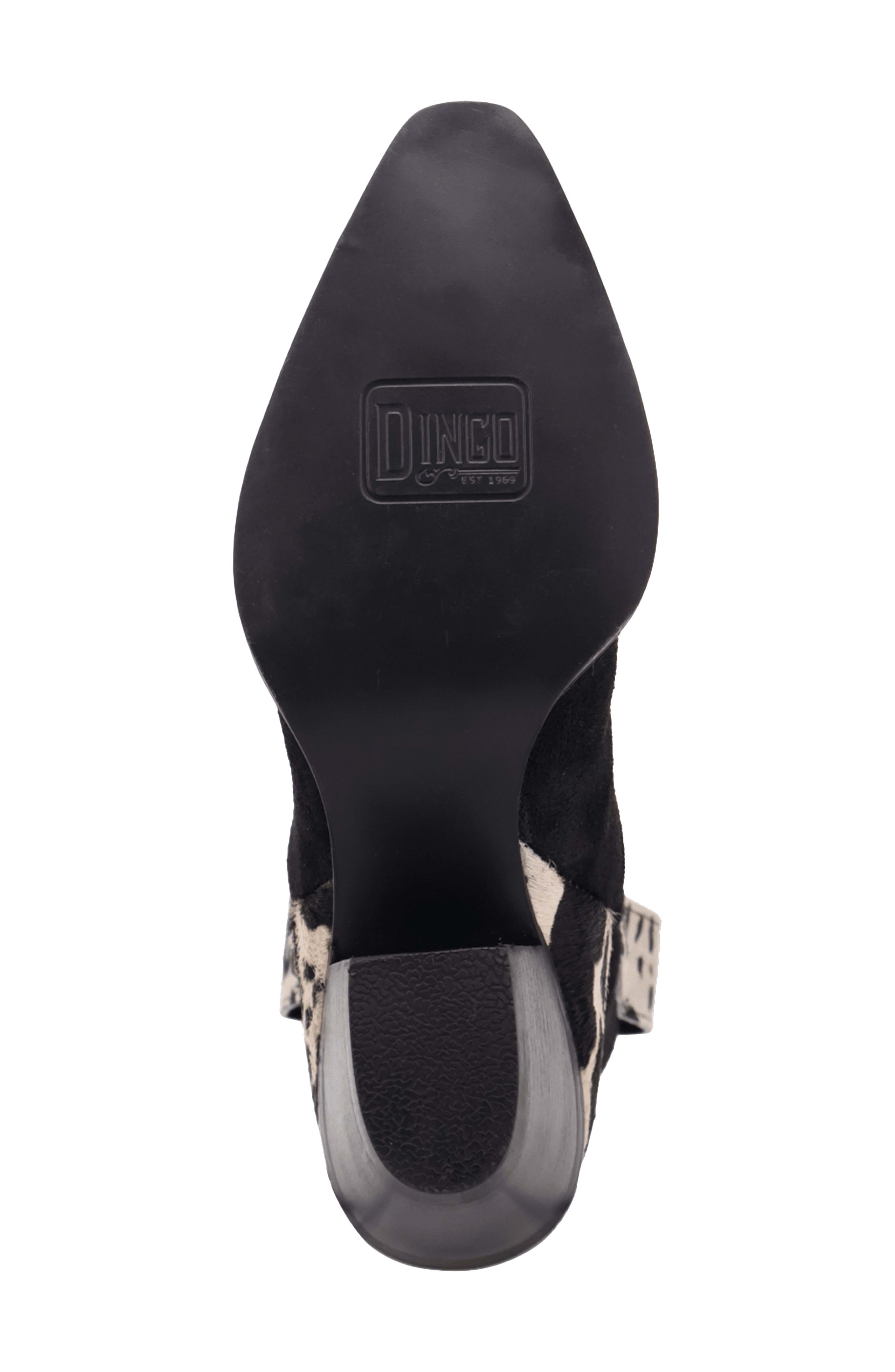 Dingo Texas Charm Genuine Calf Hair Bootie, Alternate, color, 