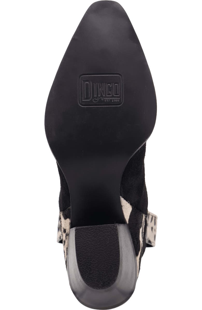 Dingo Texas Charm Genuine Calf Hair Bootie, Alternate, color,