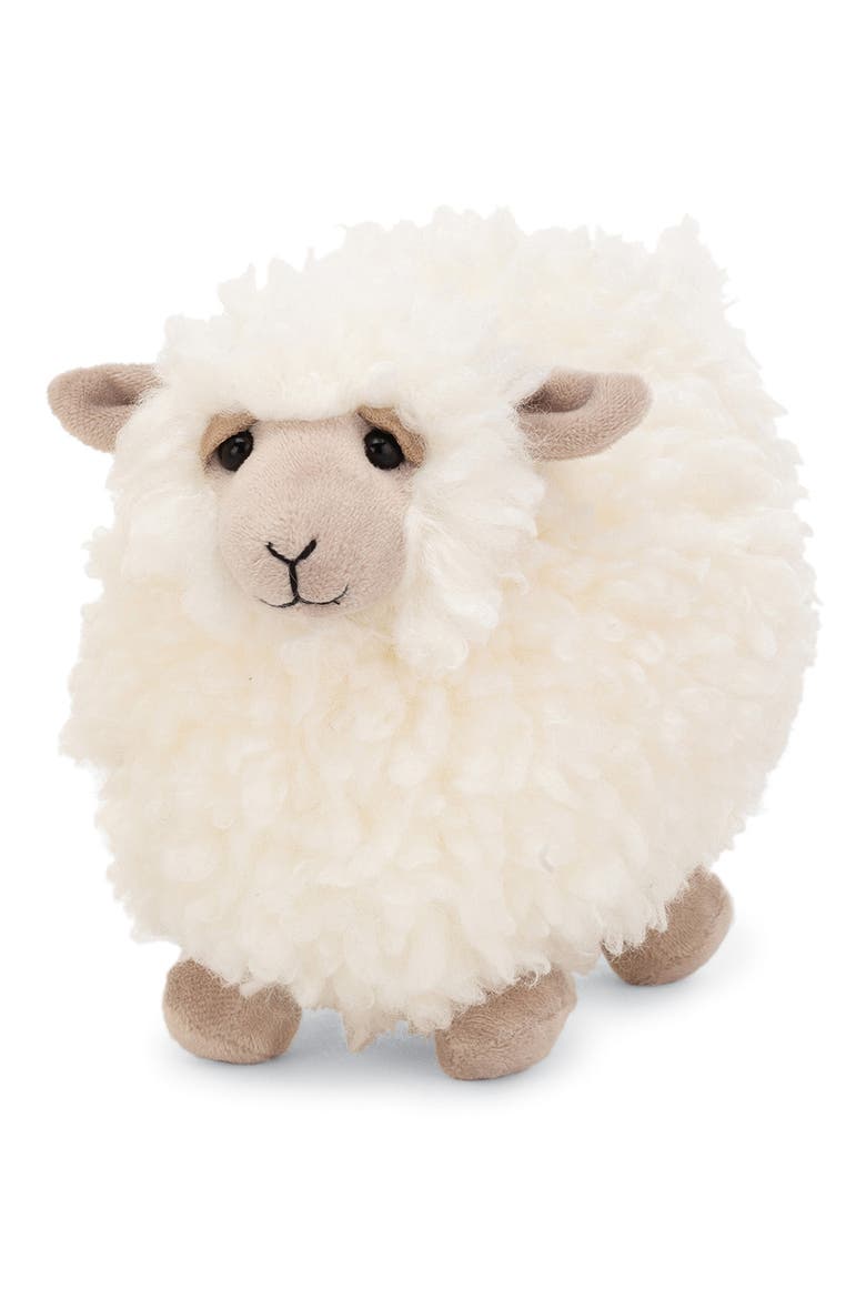 Small Rolbie Sheep Stuffed Animal, Main, color, WHITE