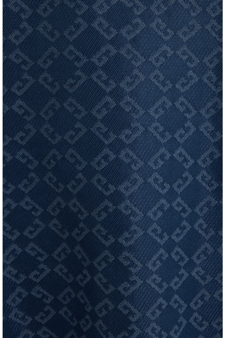 Mixed Media 4G Monogram Jacquard Varsity Jacket, Alternate, color, NAVY/ WHITE