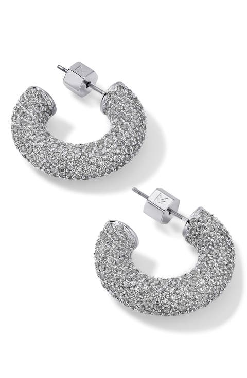 Dolly Pavè Hoop Earrings