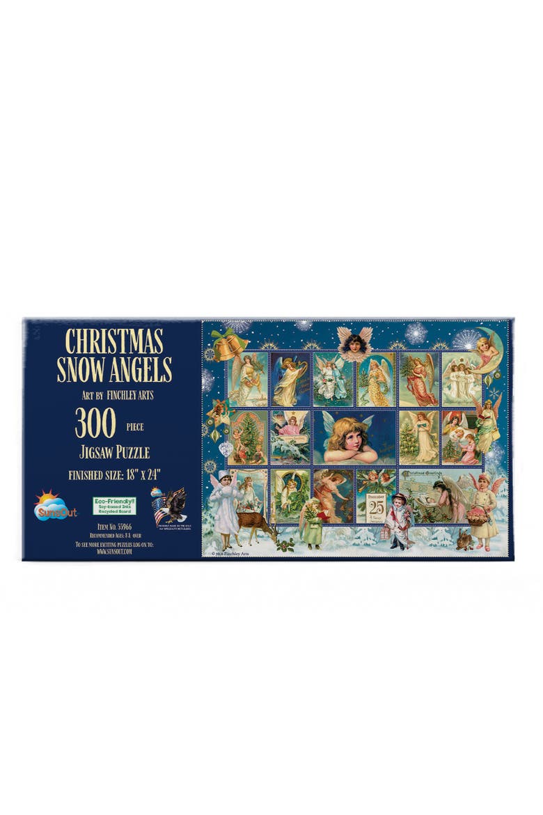 Christmas Snow Angels 300 piece Jigsaw Puzzle for Adults, Alternate, color, Multicolor
