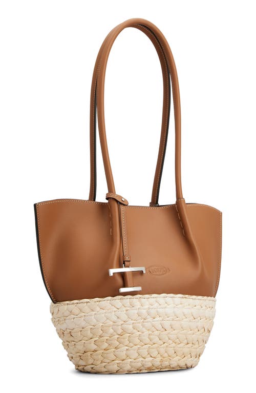 TOD'S TOD'S SMALL BUX MIXED MEDIA SHOPPER