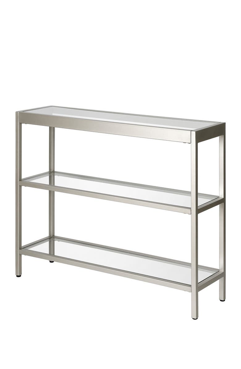 ADDISON AND LANE Alexis 36" Satin Nickel Console Table, Alternate, color, 