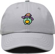 Dalix Sorcerer Frog Embroidered Dad Hat