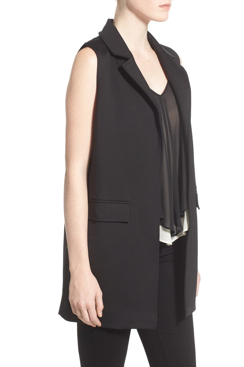 Front Pocket Vest, Alternate, color, BLACK