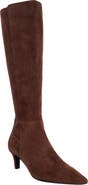 Dune London Sultry Leather Knee High Boot