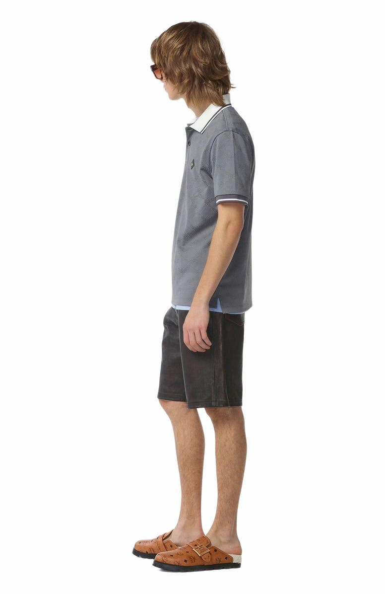 MCM Piqué Polo in Lauretos Jacquard, Alternate, color, 