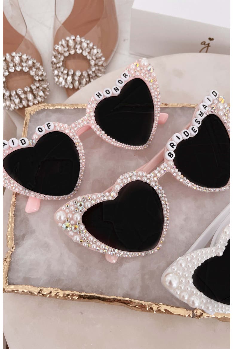 Maid of Honor Sunnies, Alternate, color, White