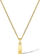 Vincero Men's Initial Pendant Necklace