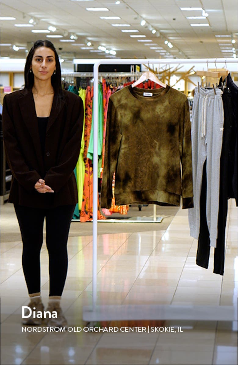 Tie Dye Long Sleeve Hacci Knit Top, sales video thumbnail