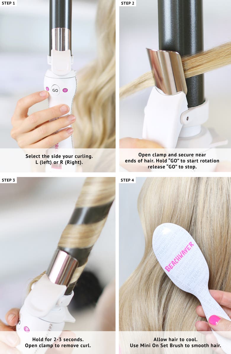 BEACHWAVER<sup>®</sup> Co. The Beachwaver Co.<sup>™</sup> Beachwaver<sup>®</sup> Pro Line 1.25-Inch Rotating Curling Iron with Swarovski<sup>®</sup> Crystals, Alternate, color, 