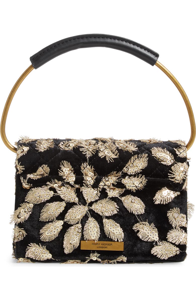 Kurt Geiger London Mini Kensington Ring Handle Clutch, Alternate, color,