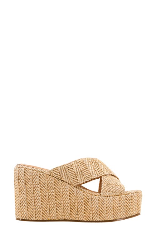Shop Shushop Ludovica Platform Wedge Slide Sandal