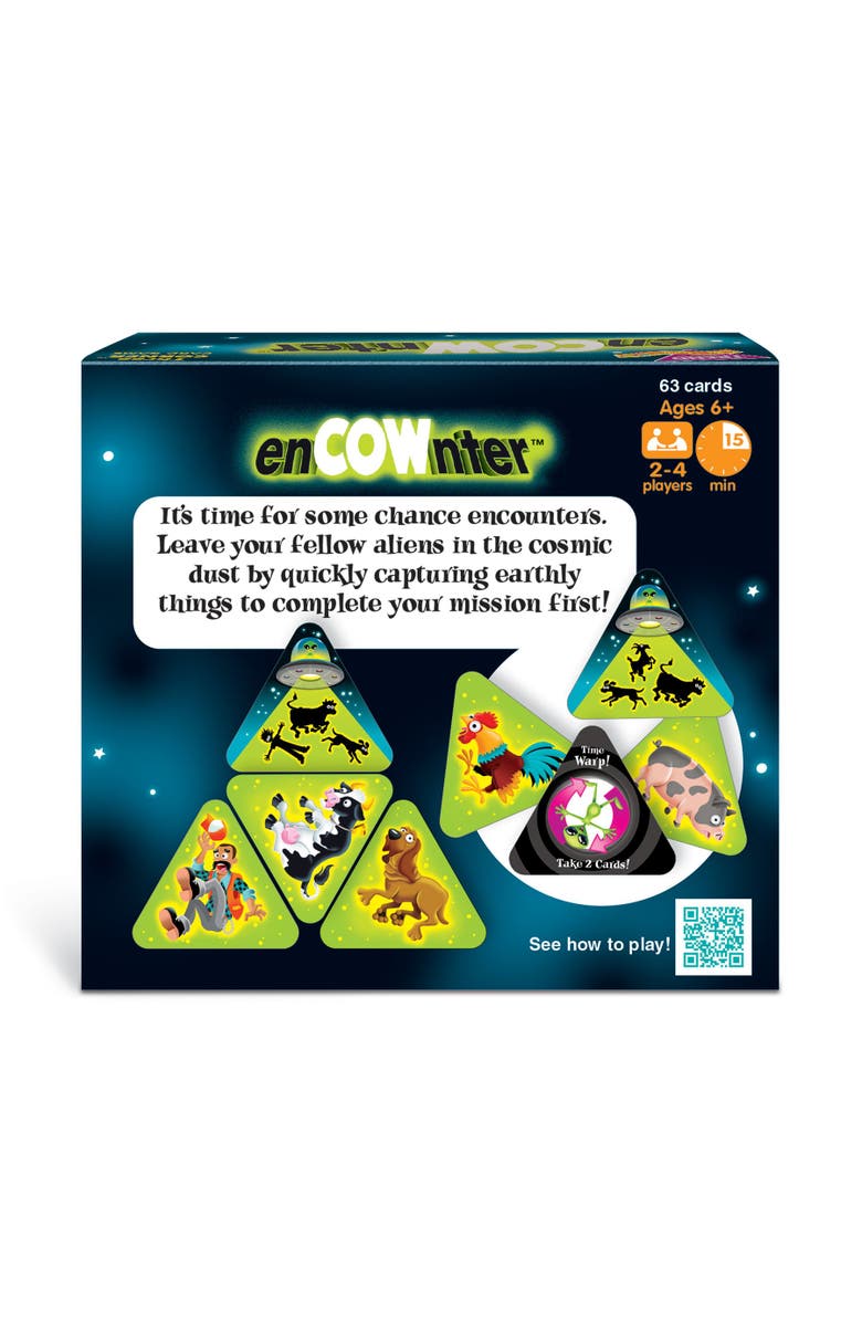 TREND Enterprises enCOWnter Three Corner Card Game, Alternate, color, Multicolored