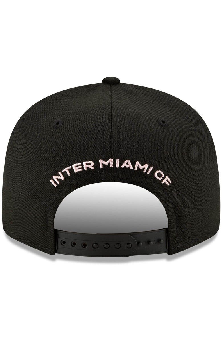 New Era Men's New Era Black Inter Miami CF Starting 9FIFTY Adjustable Snapback Hat, Alternate, color, 
