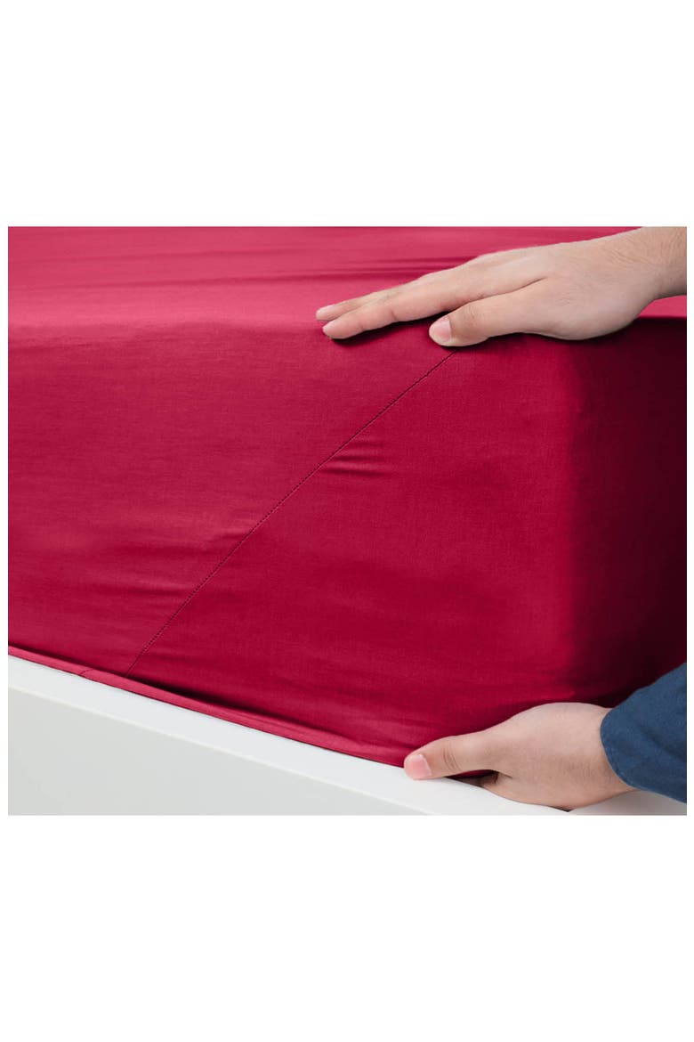 Everyday 225 Thread Count Sheet Set, Alternate, color, PAPRIKA